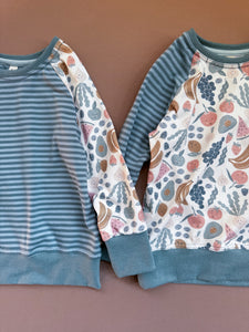 6Y, 7Y, 8Y Ready to Ship Cottonwood Raglan (Multiple Colorways)