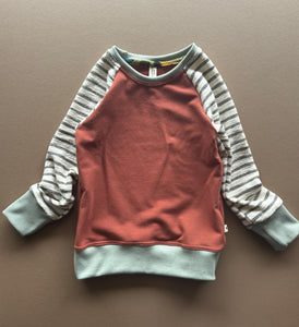 6Y, 7Y, 8Y Ready to Ship Cottonwood Raglan (Multiple Colorways)