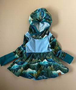 GWM Hooded Tunic - Mountain Forest