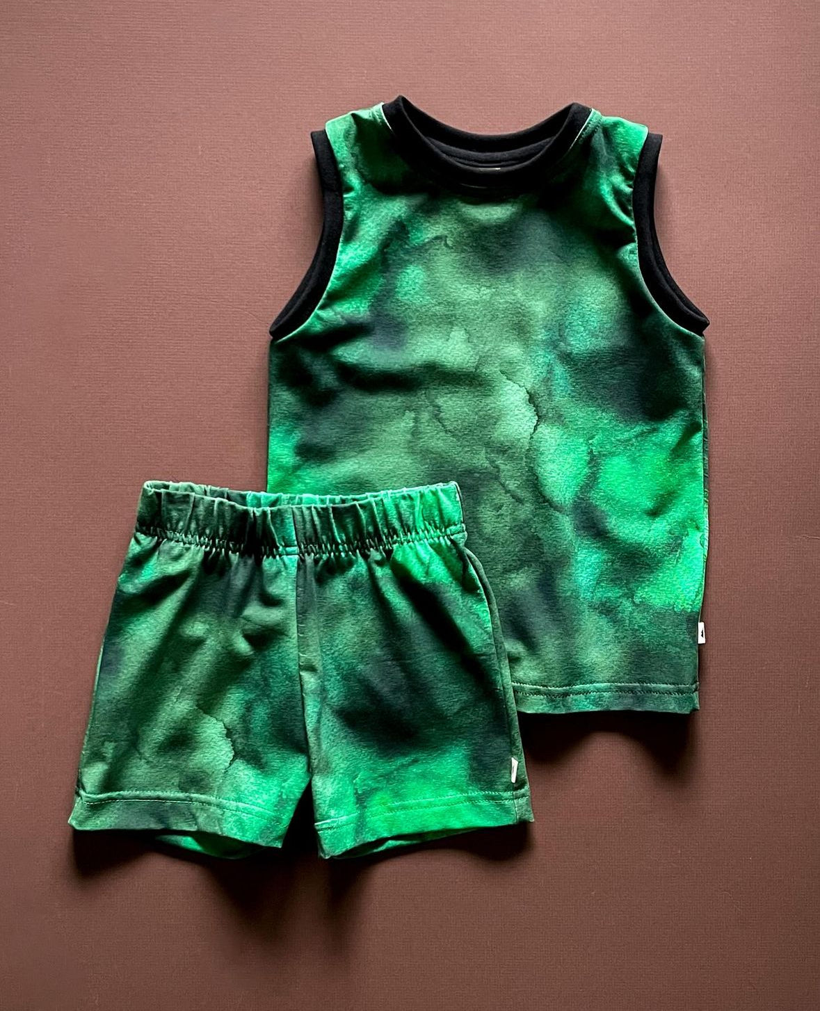 Tank and Maple Shorts Set 4T