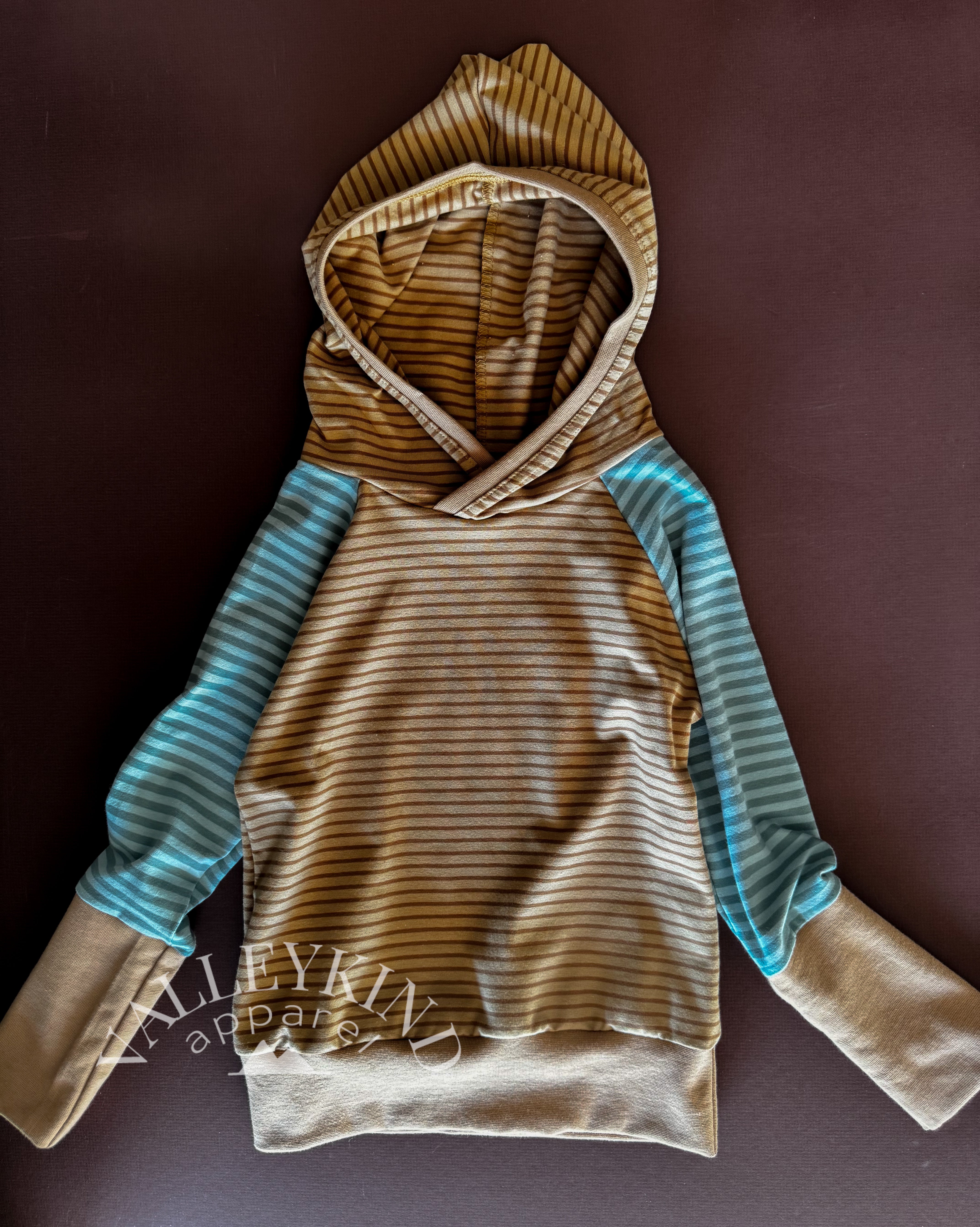 Grow with Me Hoodie Stripes 3T-6Y
